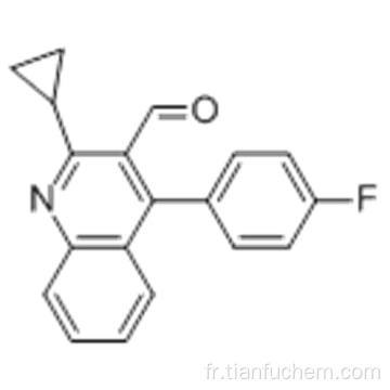 2-cyclopropyl-4- (4-fluorophényl) quinoléine-3-carboxaldéhyde CAS 121660-37-5